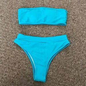 HW bikini with strapless top